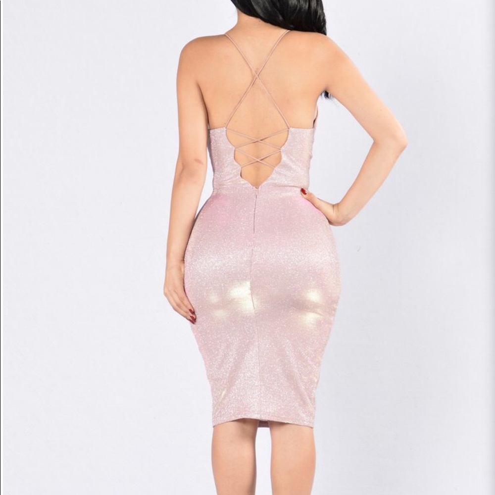 Mauve Sparkle Dress